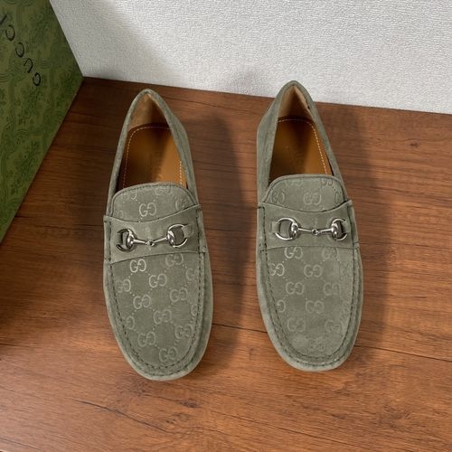Gucci Horsebit Leather Loafers Soft Sole Casual Shoes