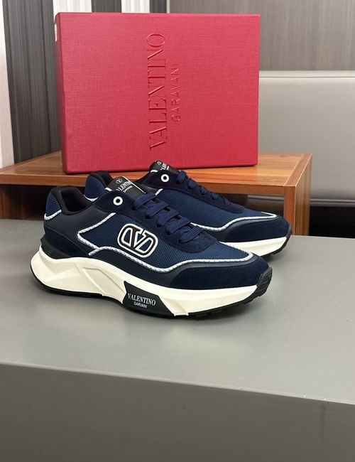 Valentino Calfskin Breathable Casual Sneakers