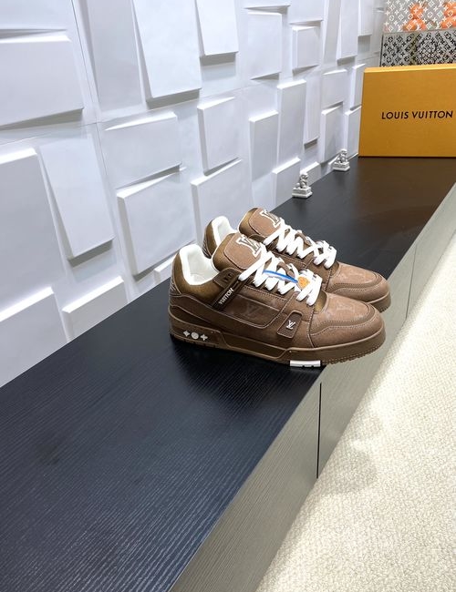 Louis Vuitton LV Trainer Damier Pattern Casual Shoes