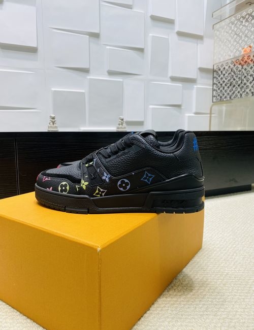 Louis Vuitton LV Trainer Sneakers With Craggy Monogram, For Skateboarding