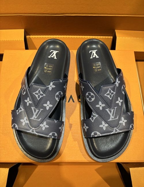 Louis Vuitton LV Oasis Printed Calfskin Slides