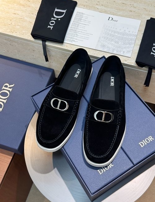 Christian Dior CD Granville Lace-up Casual Suede Shoes