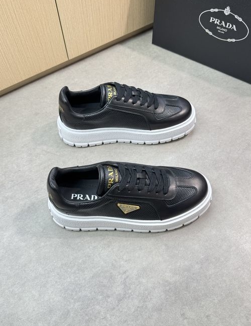 Gucci Nappa Leather Mesh Casual Sneakers