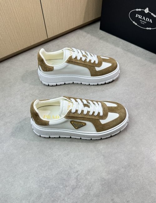 Gucci Nappa Leather Mesh Casual Sneakers