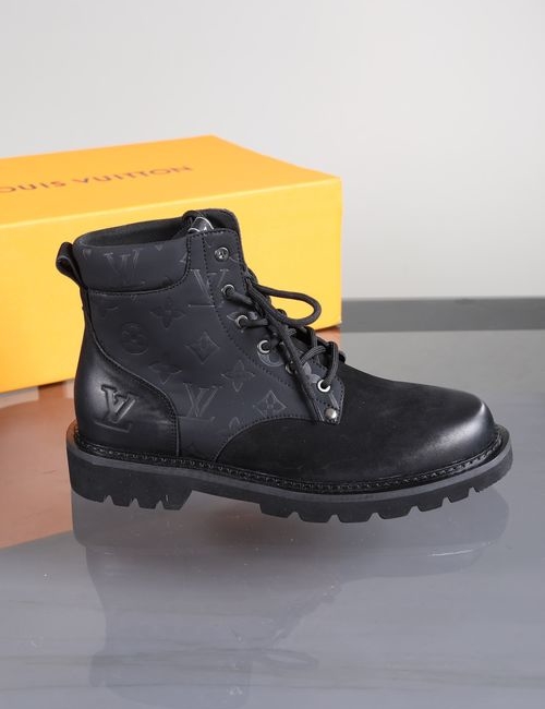 Louis Vuitton LV High-top Casual Leather Shoes