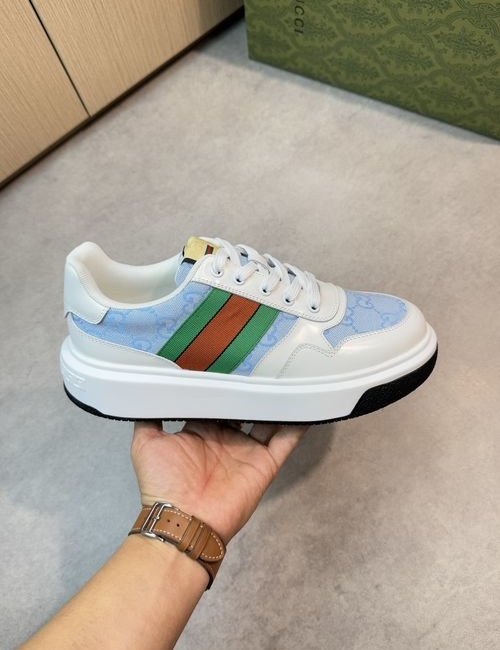 Gucci Casual Sneakers Leather Upper Two-tone Sole