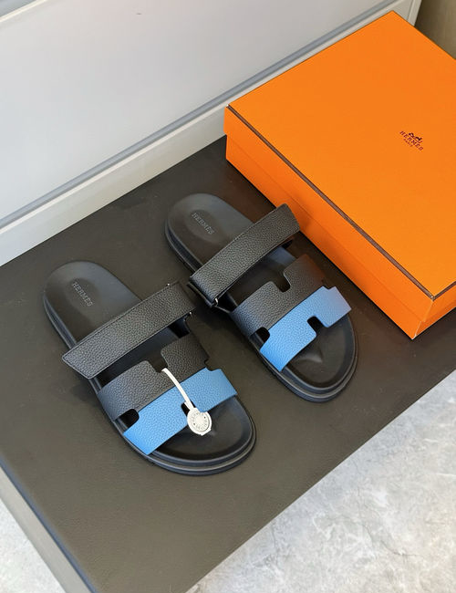 Hermes Chypre Cowhide Adjustable Sandals