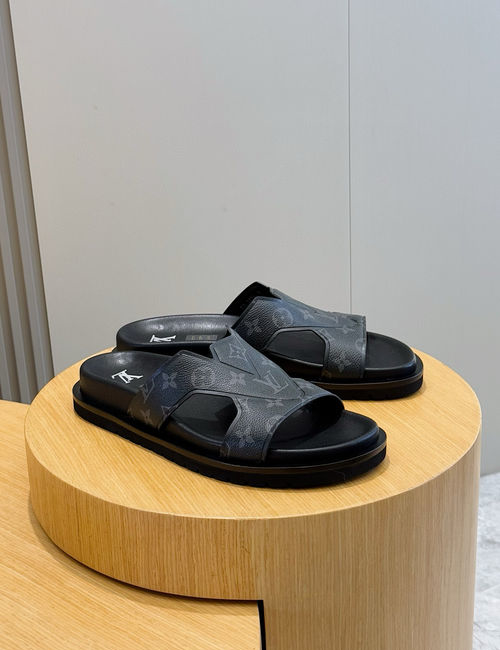 Louis Vuitton LV Oasis Suede Leather Slides