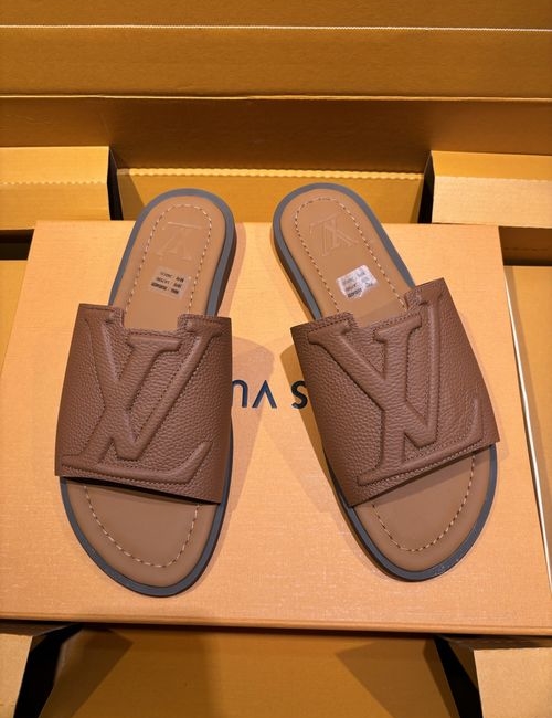 Louis Vuitton LV Oasis Monogram Suede Slides