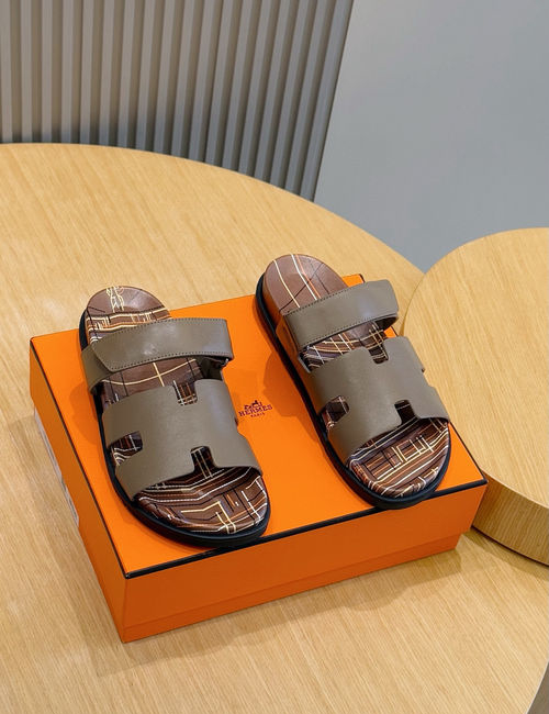 Hermes Chypre Functional Leather Sandals