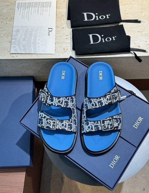 Christian Dior CD Aqua Sandals CD Diamond Pattern Upper