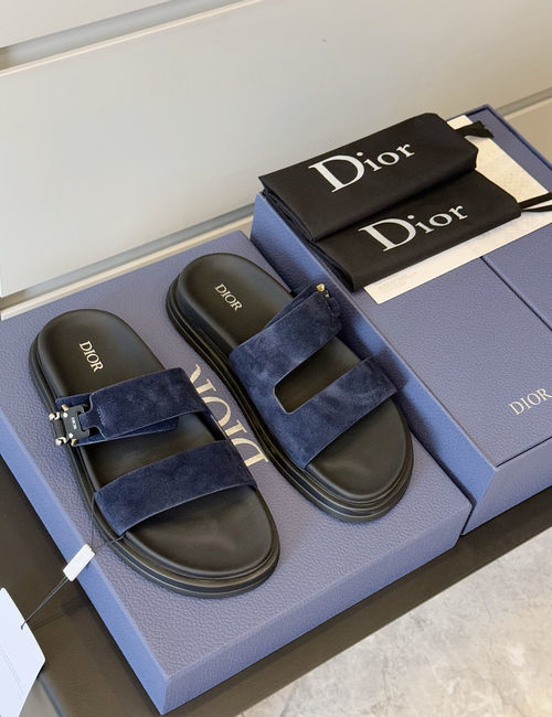 Christian Dior CD Aqua Sandals CD Diamond Pattern Upper