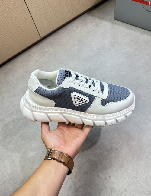 Prada Premium Leather Casual Sneakers