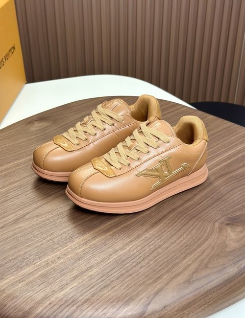 Louis Vuitton LV Premium Cowhide Casual Sneakers With TPU Sole