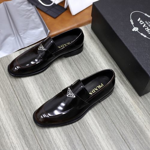 Prada Saffiano Leather Dress Loafers