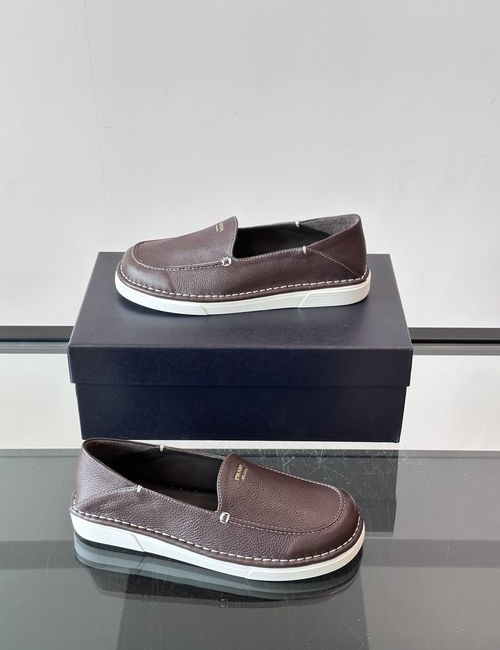 Prada Convertible Leather Casual Driving Shoes