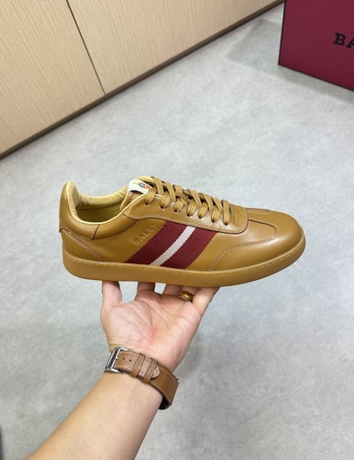 Bally Premium Casual Skate Shoes With Leather Upper