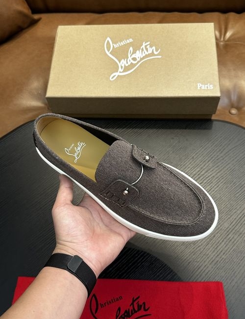 Christian Louboutin Leather Sole Casual Sneakers