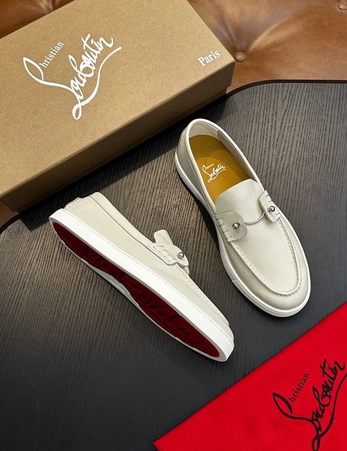 Christian Louboutin Leather Sole Casual Sneakers