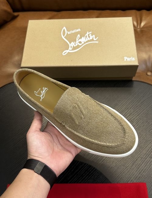 Christian Louboutin Leather Sole Casual Sneakers