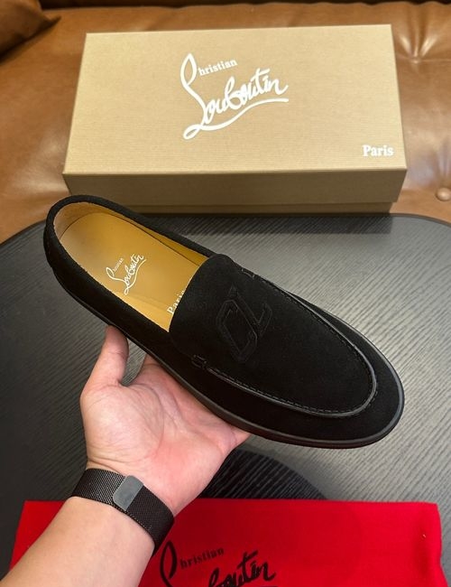 Christian Louboutin Leather Sole Casual Sneakers