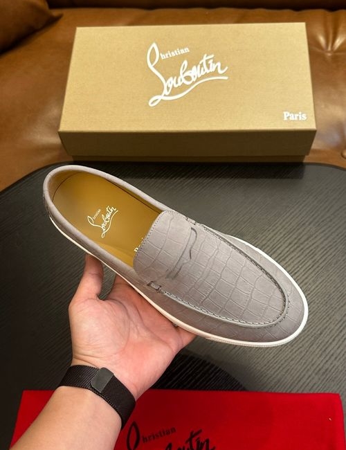 Christian Louboutin Leather Sole Casual Sneakers