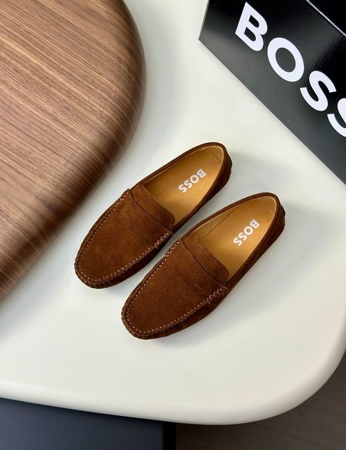 Hugo Boss Cowhide Leather Loafers