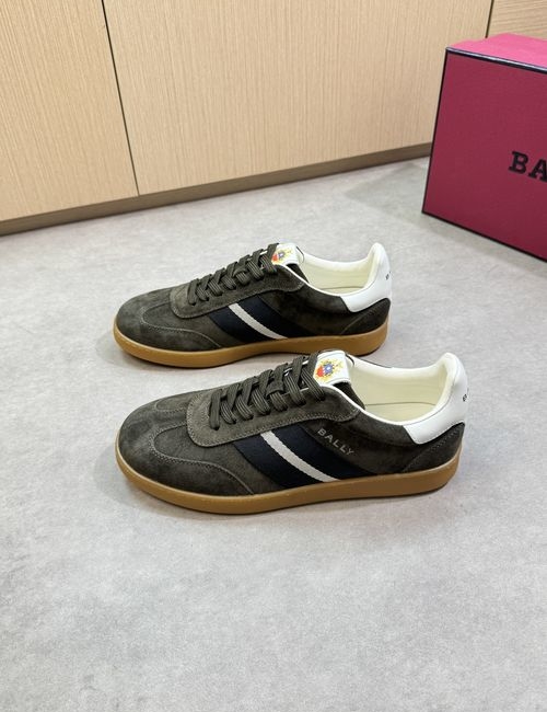 Bally Premium Leather Casual Skate Shoes
