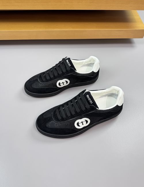 Gucci Suede Leather Casual Sneakers