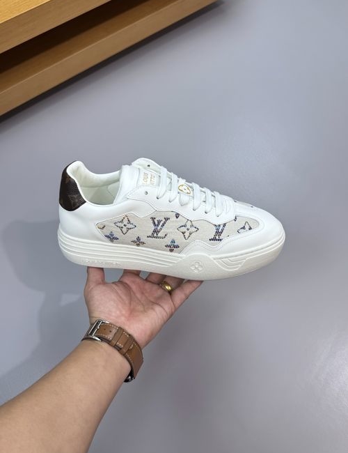 Louis Vuitton LV Nappa Leather Casual Sneakers With TPR Sole
