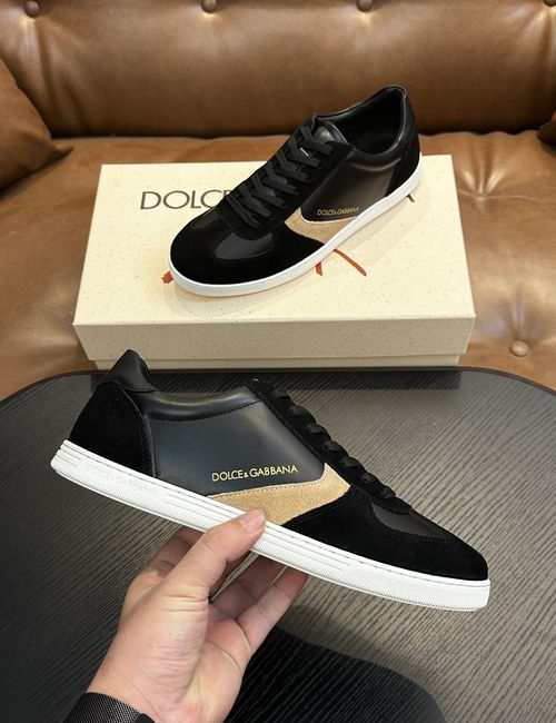 Dolce & Gabbana DG Perforated Calfskin Casual Sneakers