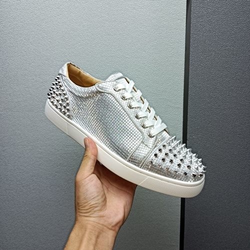 Christian Louboutin Low-Top Spiked Shoes With Premium Materials