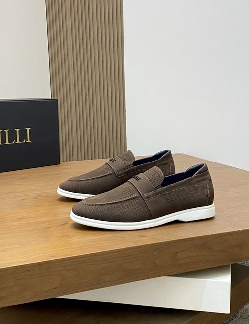 Zilli Hollow-out Leather Shoes With Latex Insole