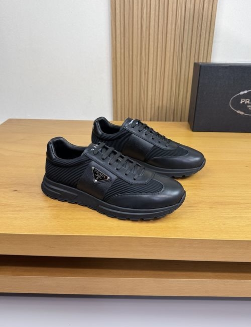 Prada Premium Casual Sneakers Cow Leather Upper