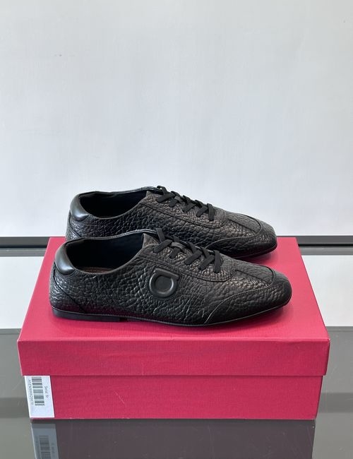 Ferragamo Retro Basketball Style Casual Shoes