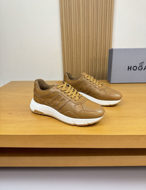 Hogan Nappa Leather H Pattern Sneakers