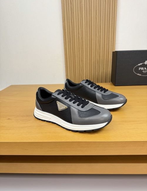 Prada Premium Casual Leather Sneakers