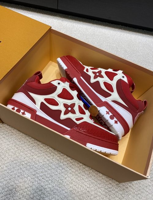 Louis Vuitton LV SKATE Clover Vintage Basketball Skate Shoes