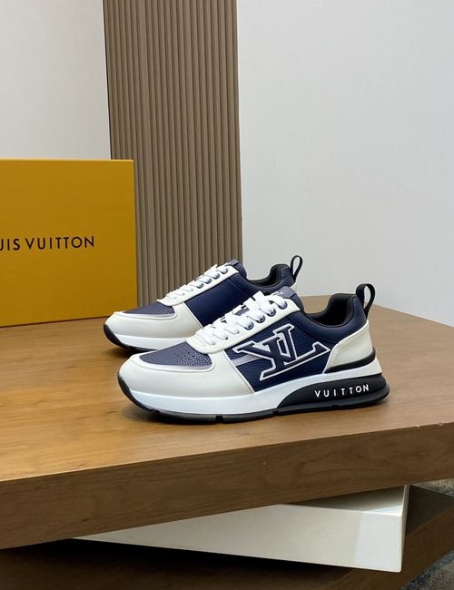 Louis Vuitton LV Trainer Grained Calfskin Sneakers