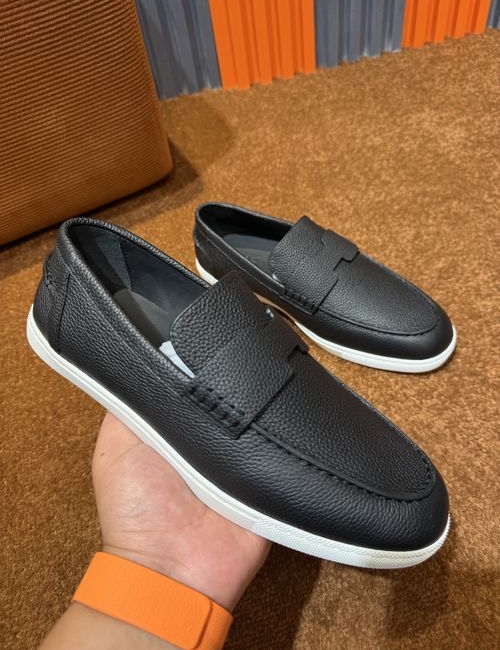 Hermes Bouning Suede Goat Leather Sneakers