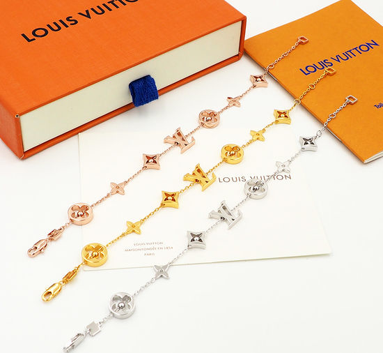 Louis Vuitton LV Delicate Classic Floral Design Bracelet