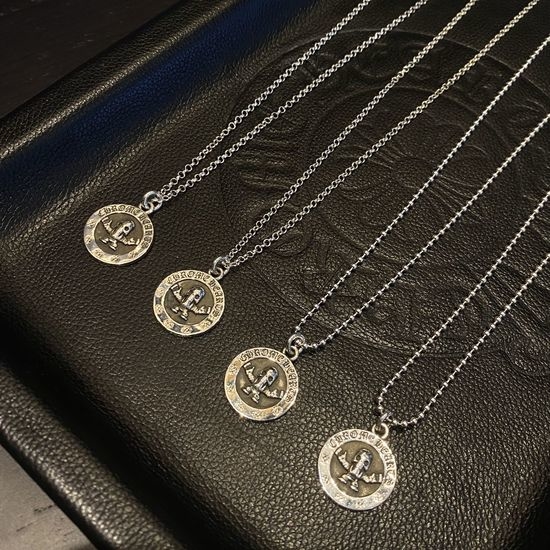 Chrome Hearts Round Medallion Pendant Necklace
