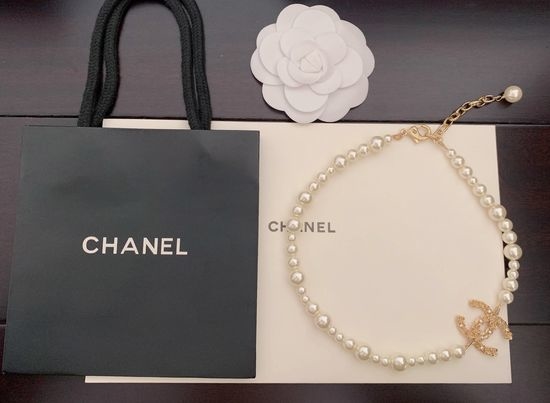 Chanel Classic Pearl Strand Necklace