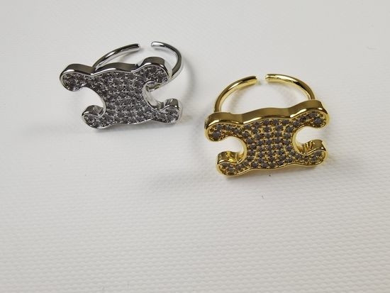 Chanel Vintage Arch Design Ring Elegant Style