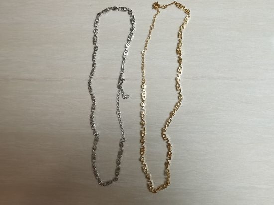 Celine Delicate Brass Letter Bracelet