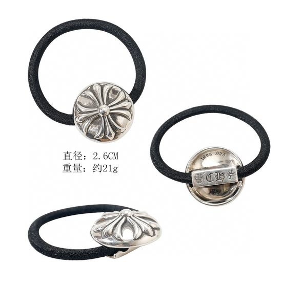 Chrome Hearts Handcrafted Dual-use Hair Tie Bracelet