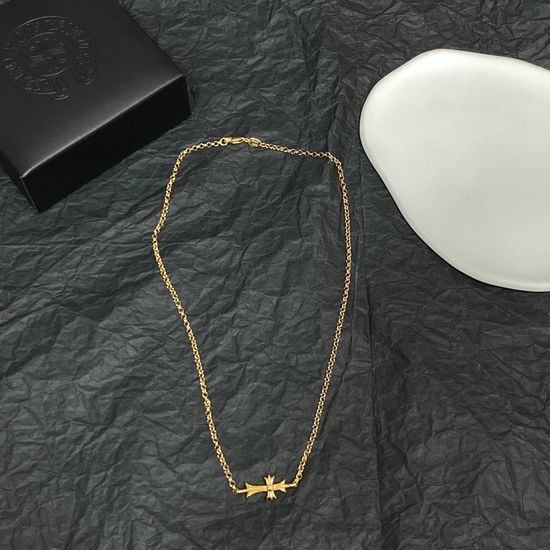 Bvlgari Cross Pendant Necklace Punk Style Jewelry