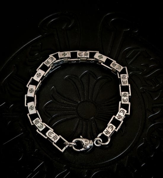 Chrome Hearts Square Letter Chain Bracelet