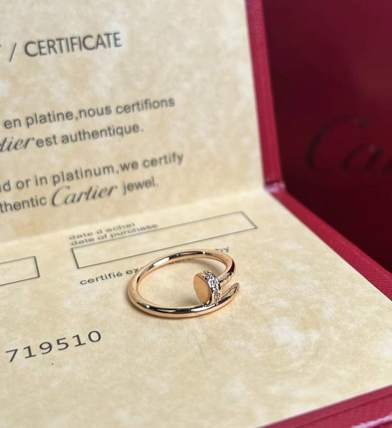 Cartier Slim Half Diamond Nail Ring