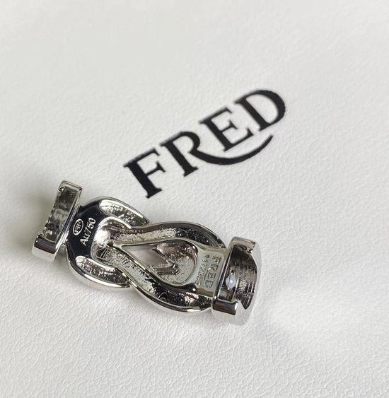 Fred Diamond Large Clasp Red String Bracelet